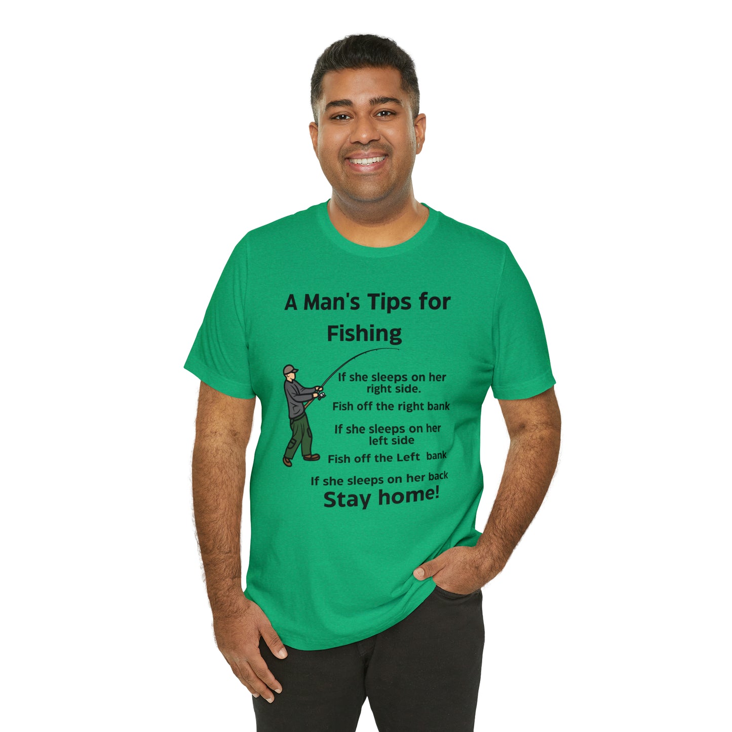 Fishing Tips Unisex Jersey Short Sleeve Tee