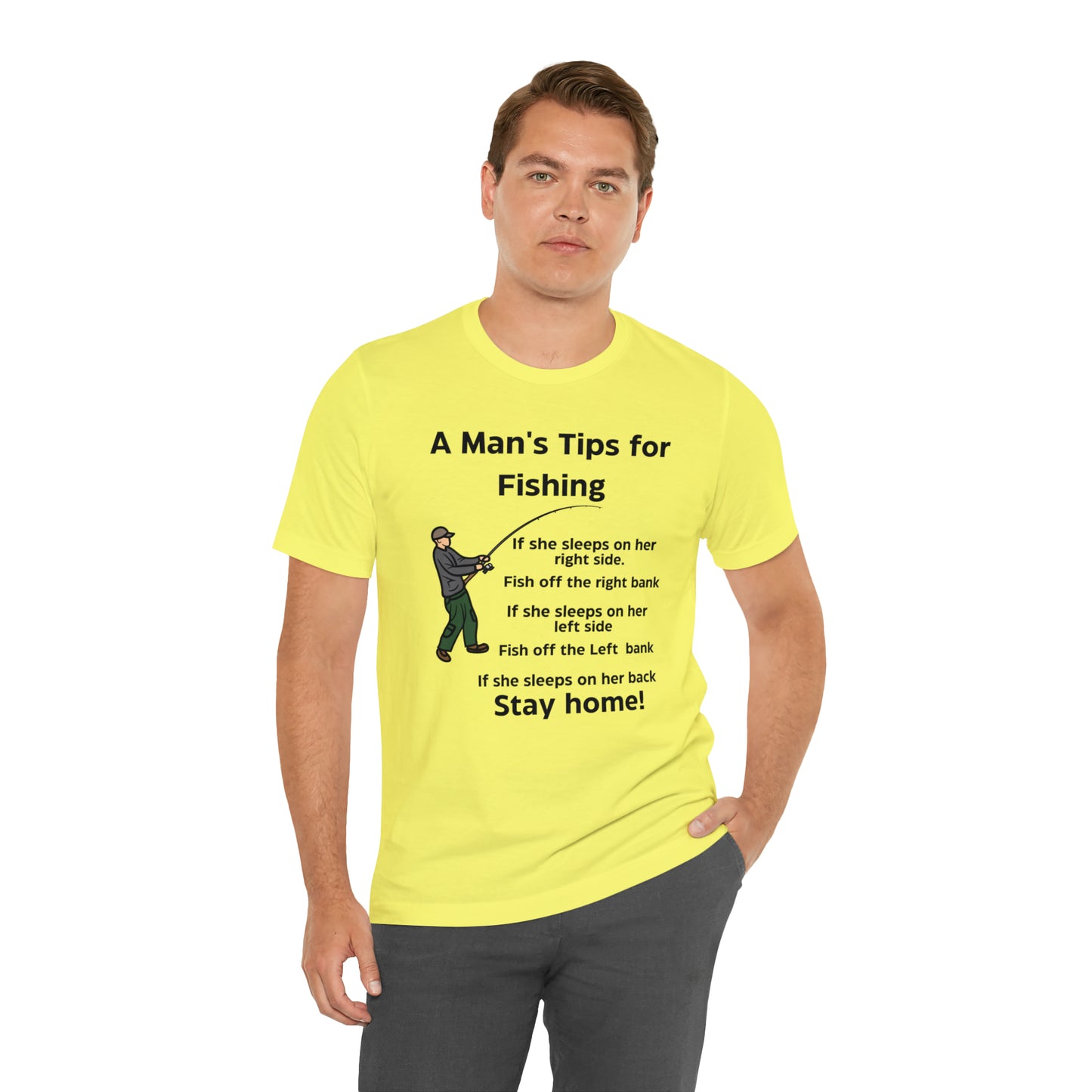 Fishing Tips Unisex Jersey Short Sleeve Tee