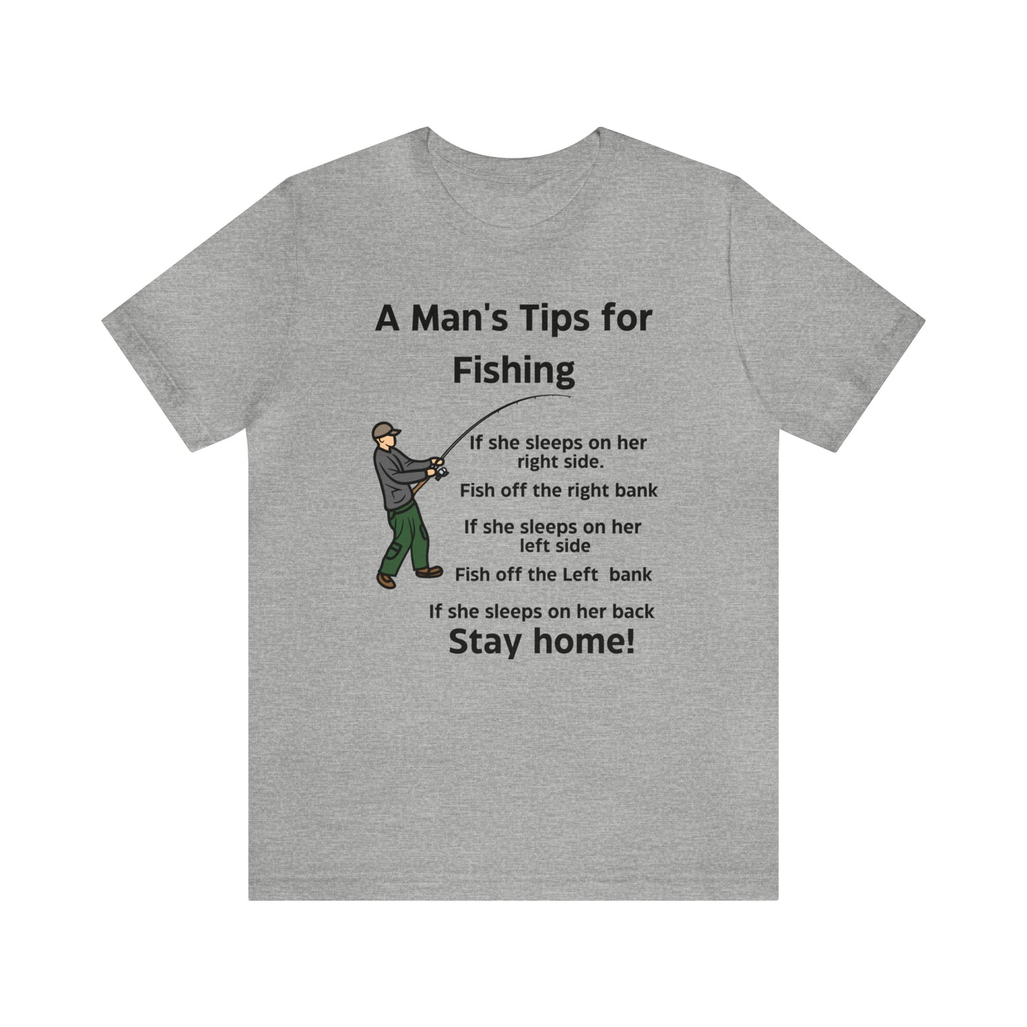 Fishing Tips Unisex Jersey Short Sleeve Tee