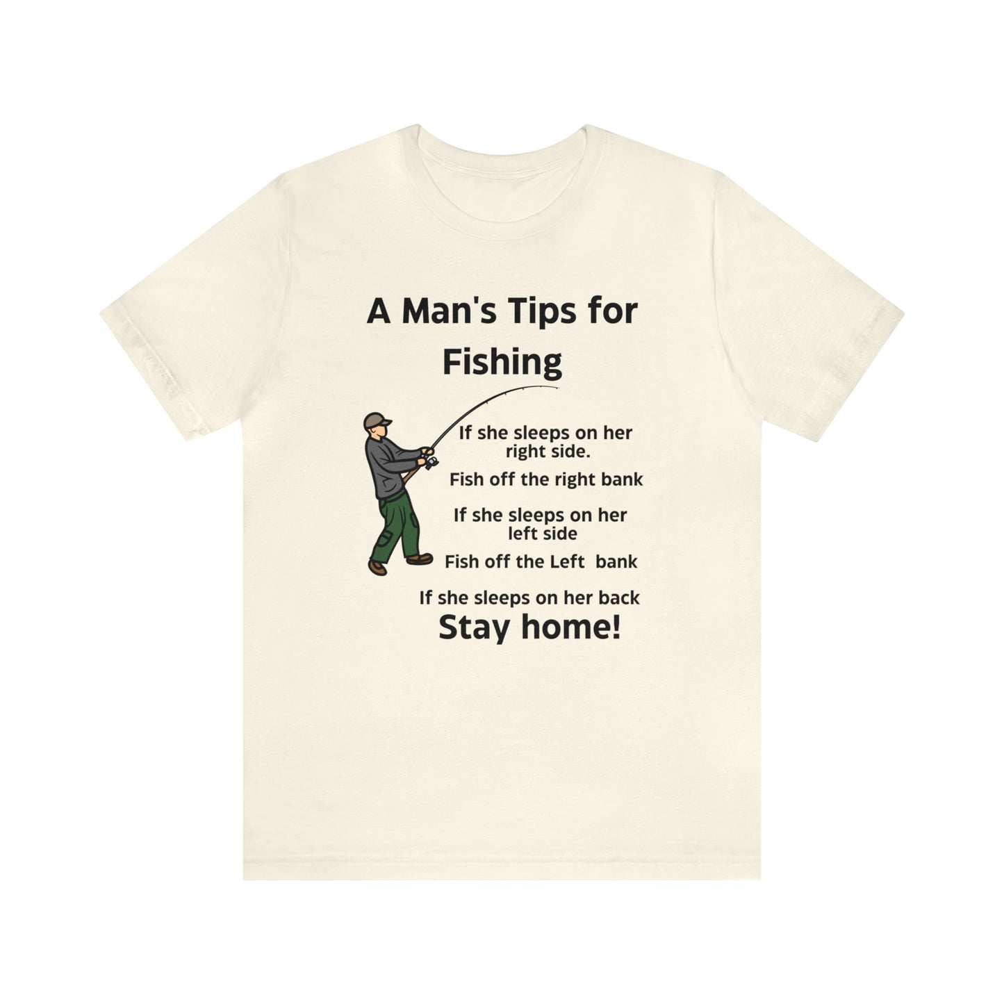 Fishing Tips Unisex Jersey Short Sleeve Tee