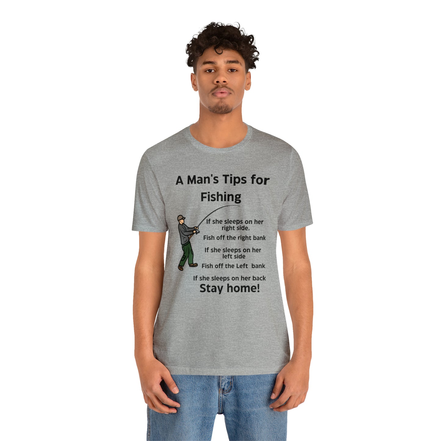 Fishing Tips Unisex Jersey Short Sleeve Tee