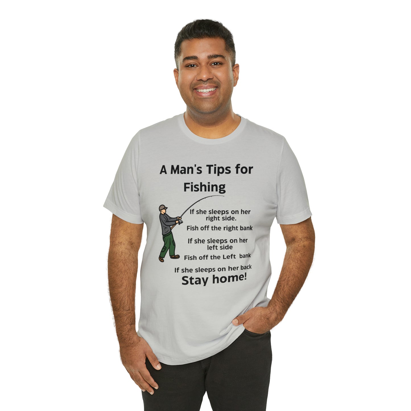 Fishing Tips Unisex Jersey Short Sleeve Tee