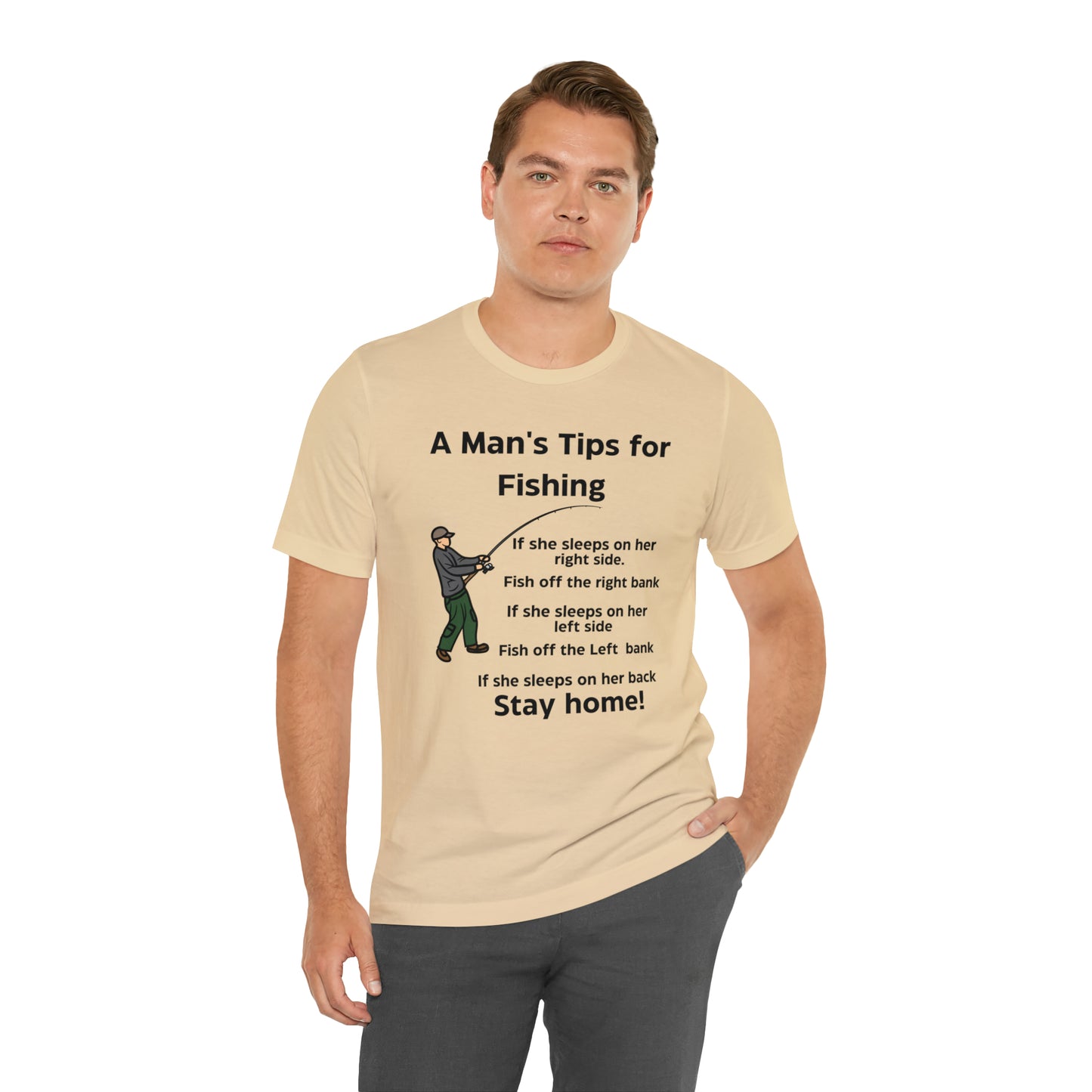 Fishing Tips Unisex Jersey Short Sleeve Tee