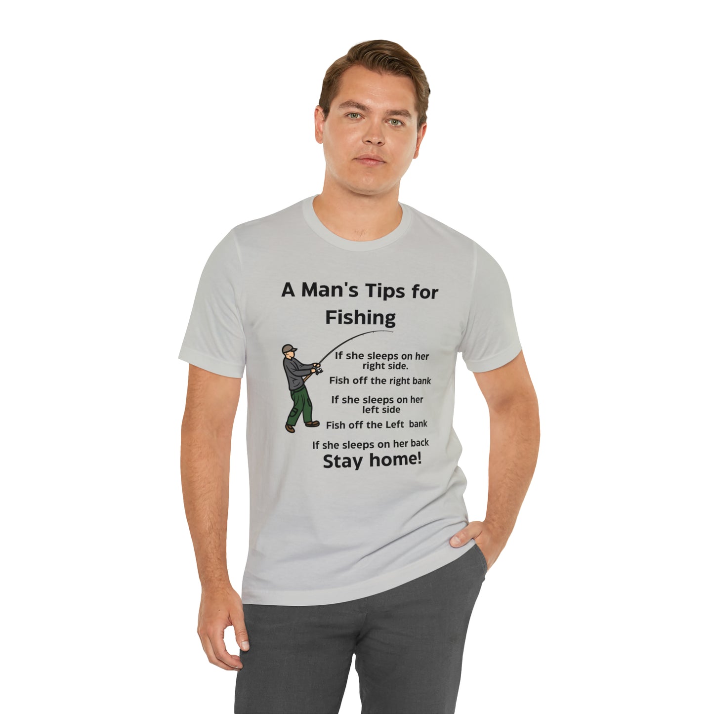 Fishing Tips Unisex Jersey Short Sleeve Tee