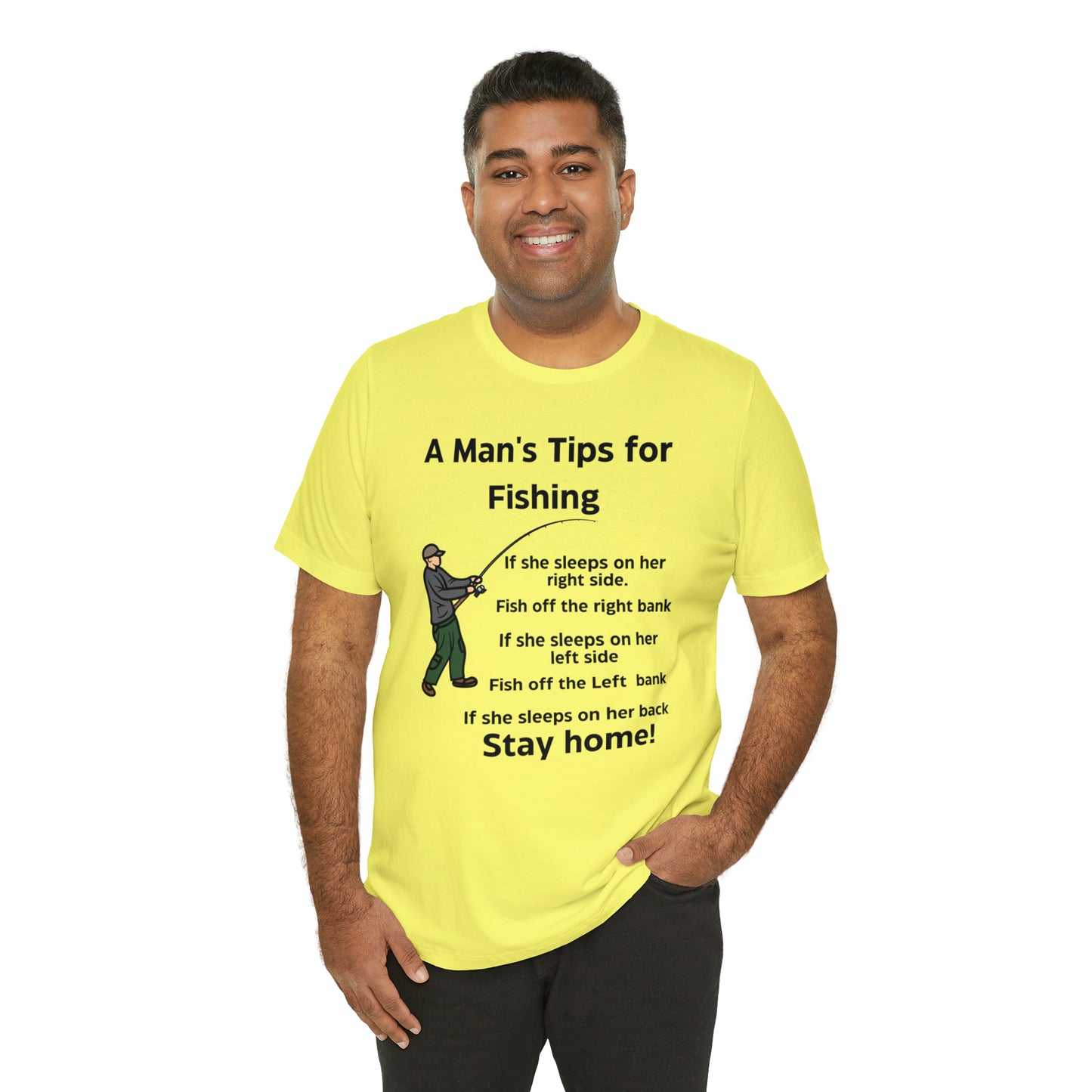 Fishing Tips Unisex Jersey Short Sleeve Tee