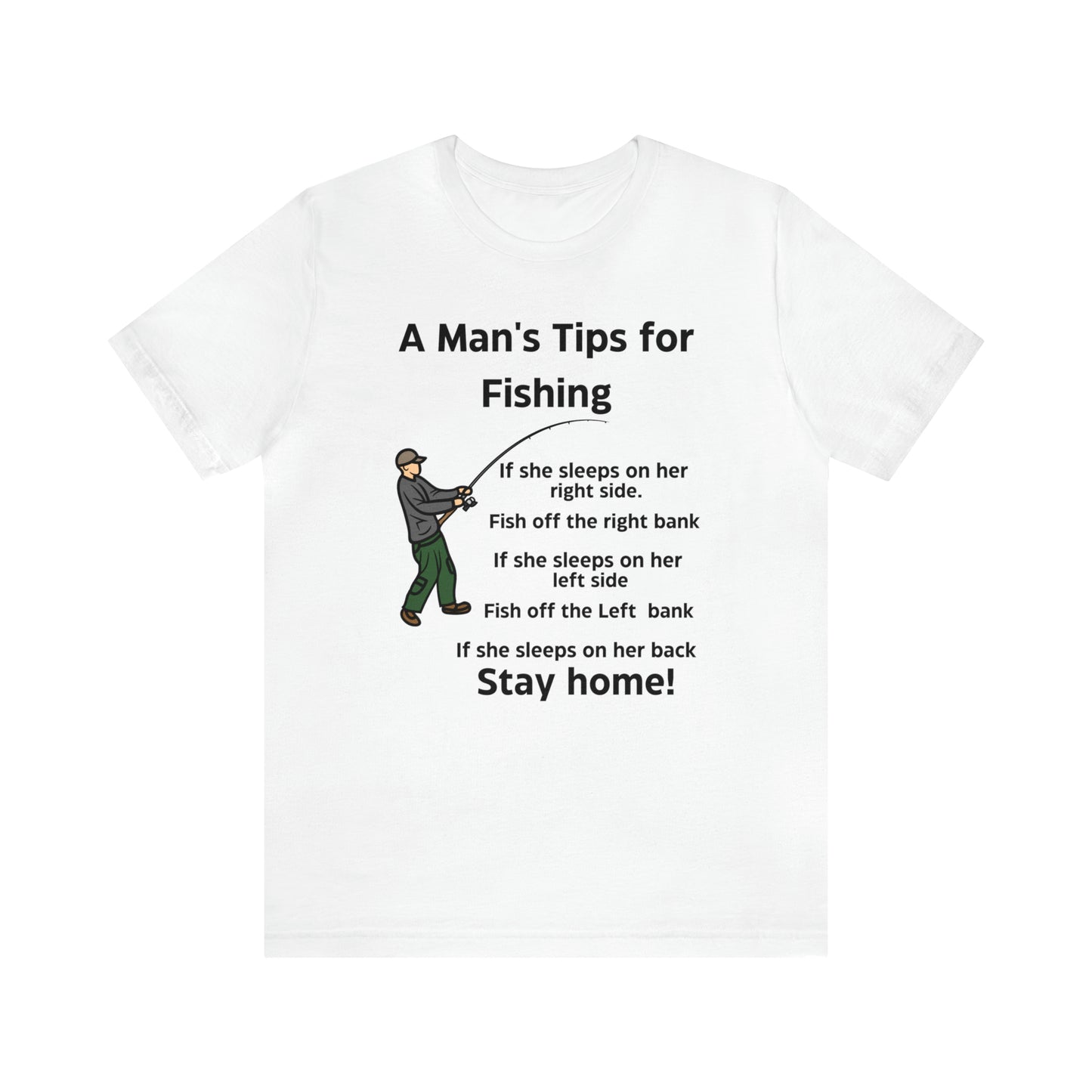 Fishing Tips Unisex Jersey Short Sleeve Tee