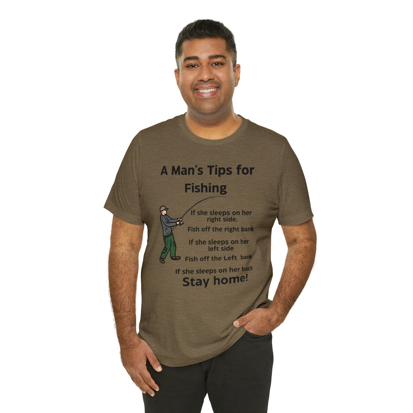 Fishing Tips Unisex Jersey Short Sleeve Tee