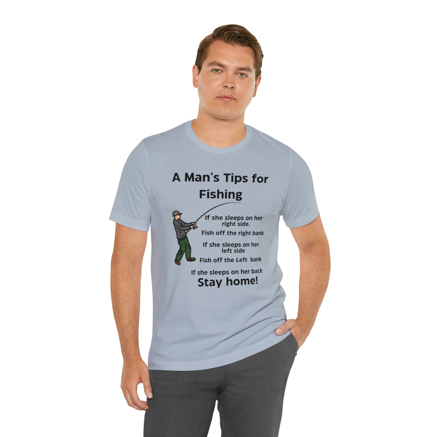 Fishing Tips Unisex Jersey Short Sleeve Tee