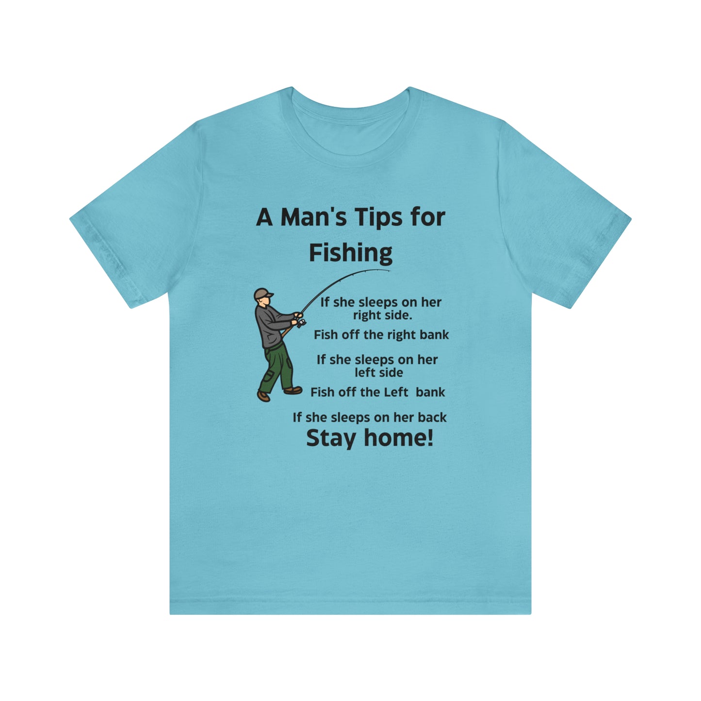 Fishing Tips Unisex Jersey Short Sleeve Tee