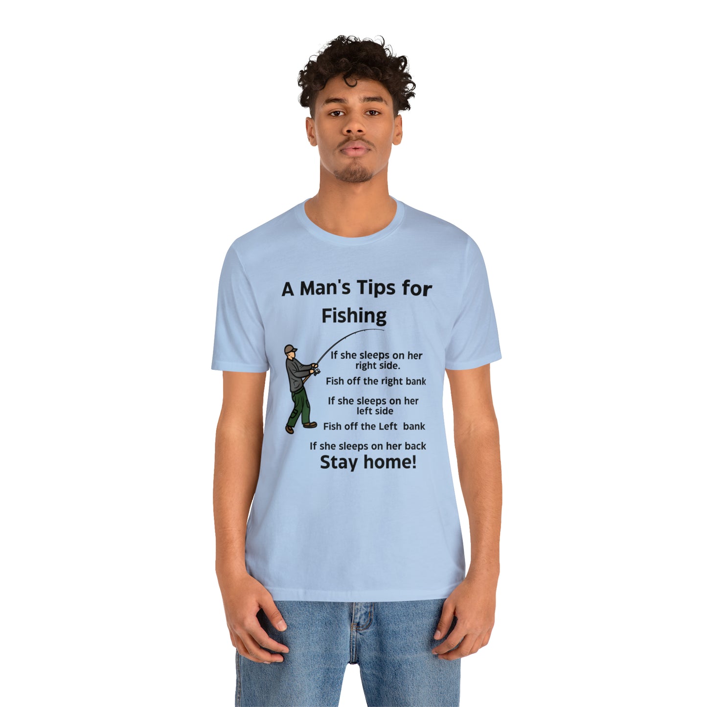 Fishing Tips Unisex Jersey Short Sleeve Tee