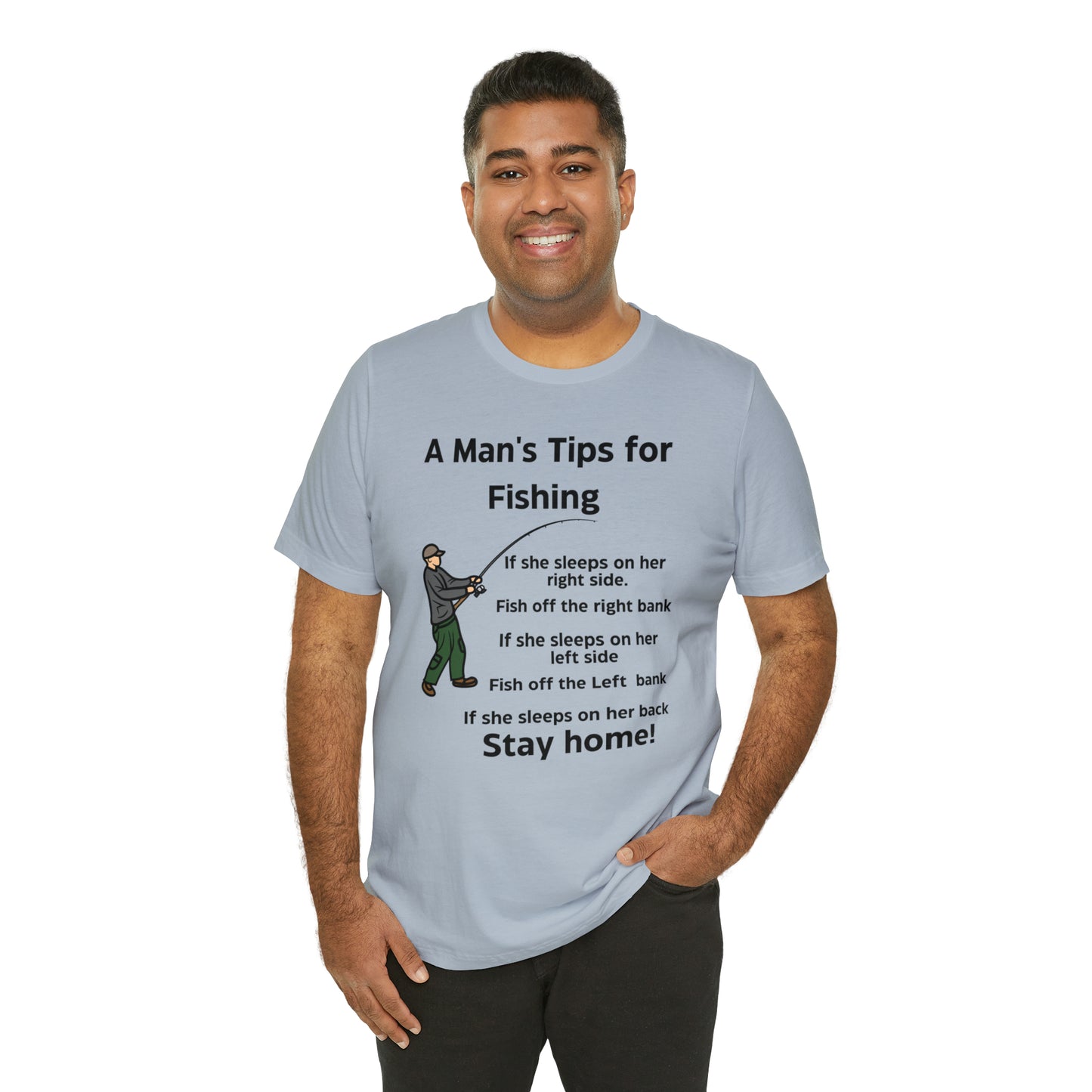 Fishing Tips Unisex Jersey Short Sleeve Tee