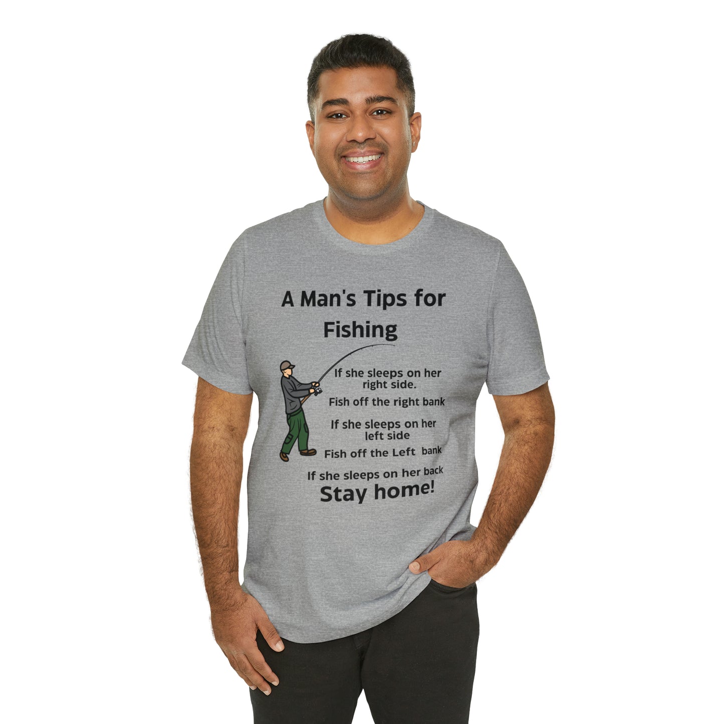 Fishing Tips Unisex Jersey Short Sleeve Tee