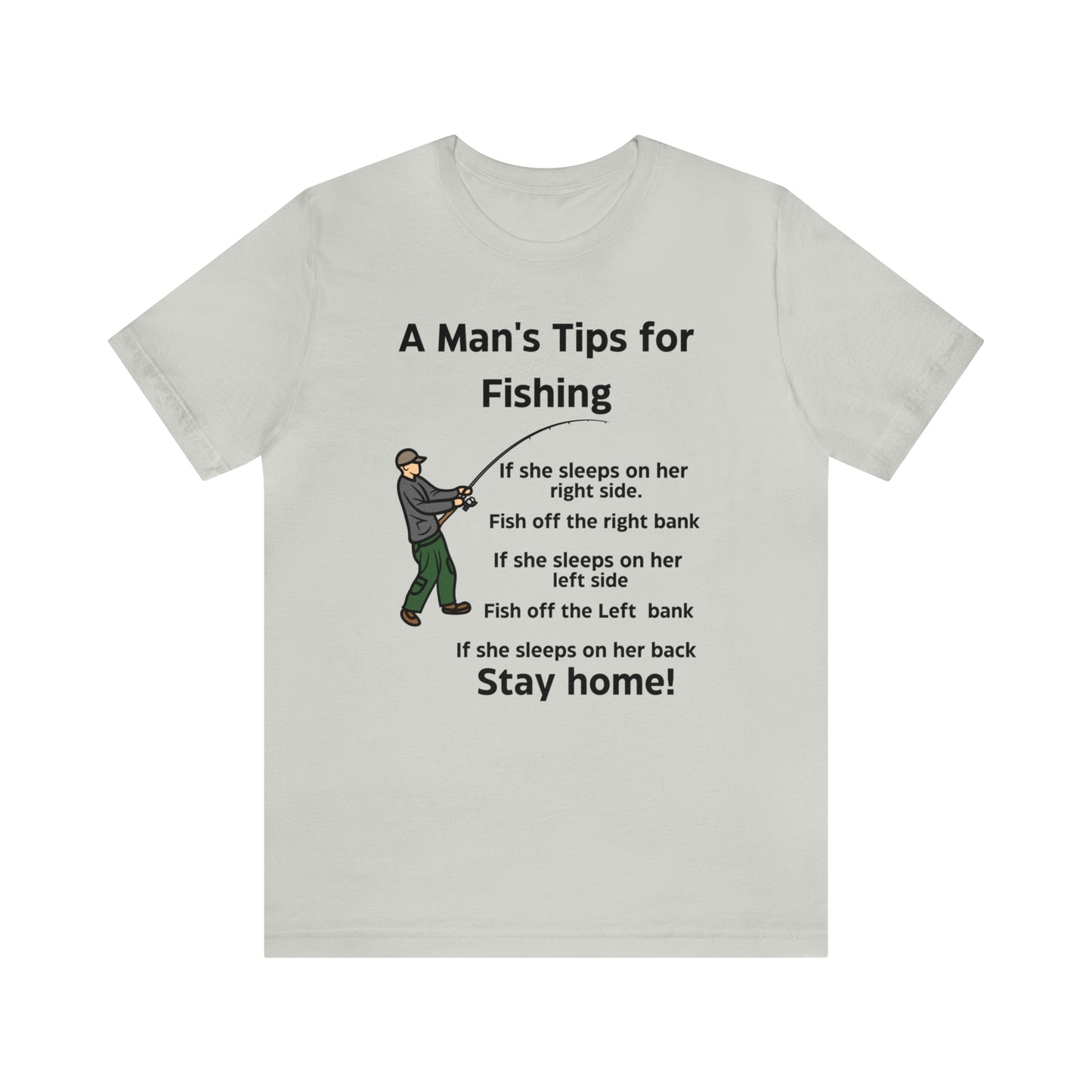 Fishing Tips Unisex Jersey Short Sleeve Tee