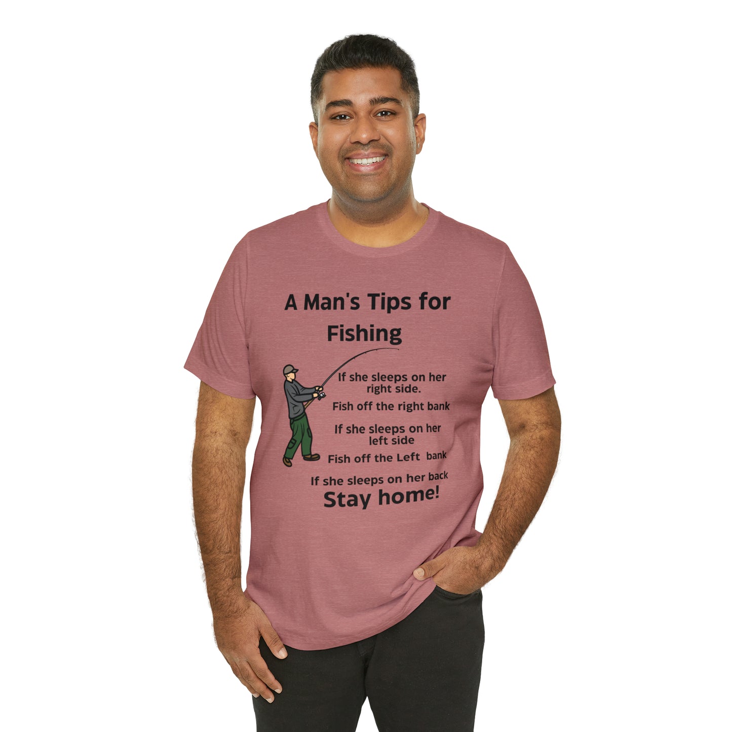 Fishing Tips Unisex Jersey Short Sleeve Tee