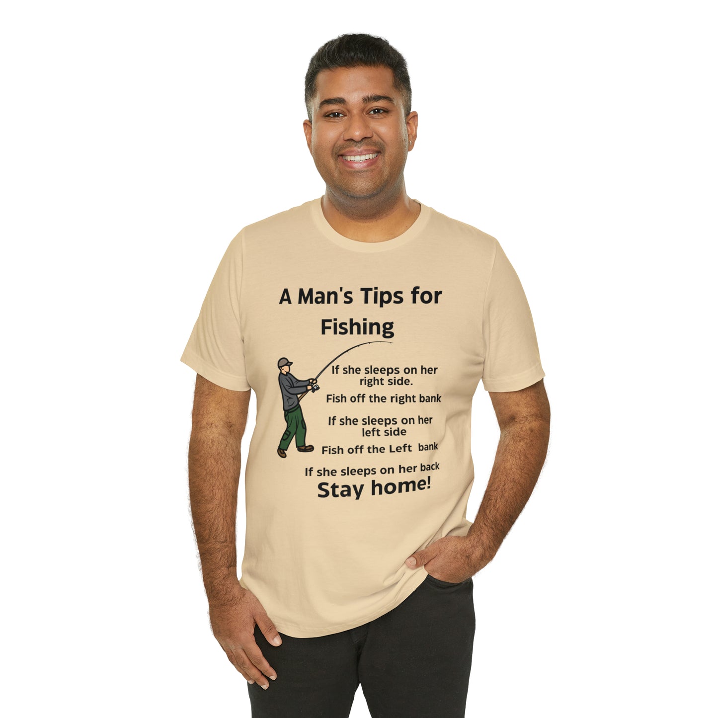 Fishing Tips Unisex Jersey Short Sleeve Tee