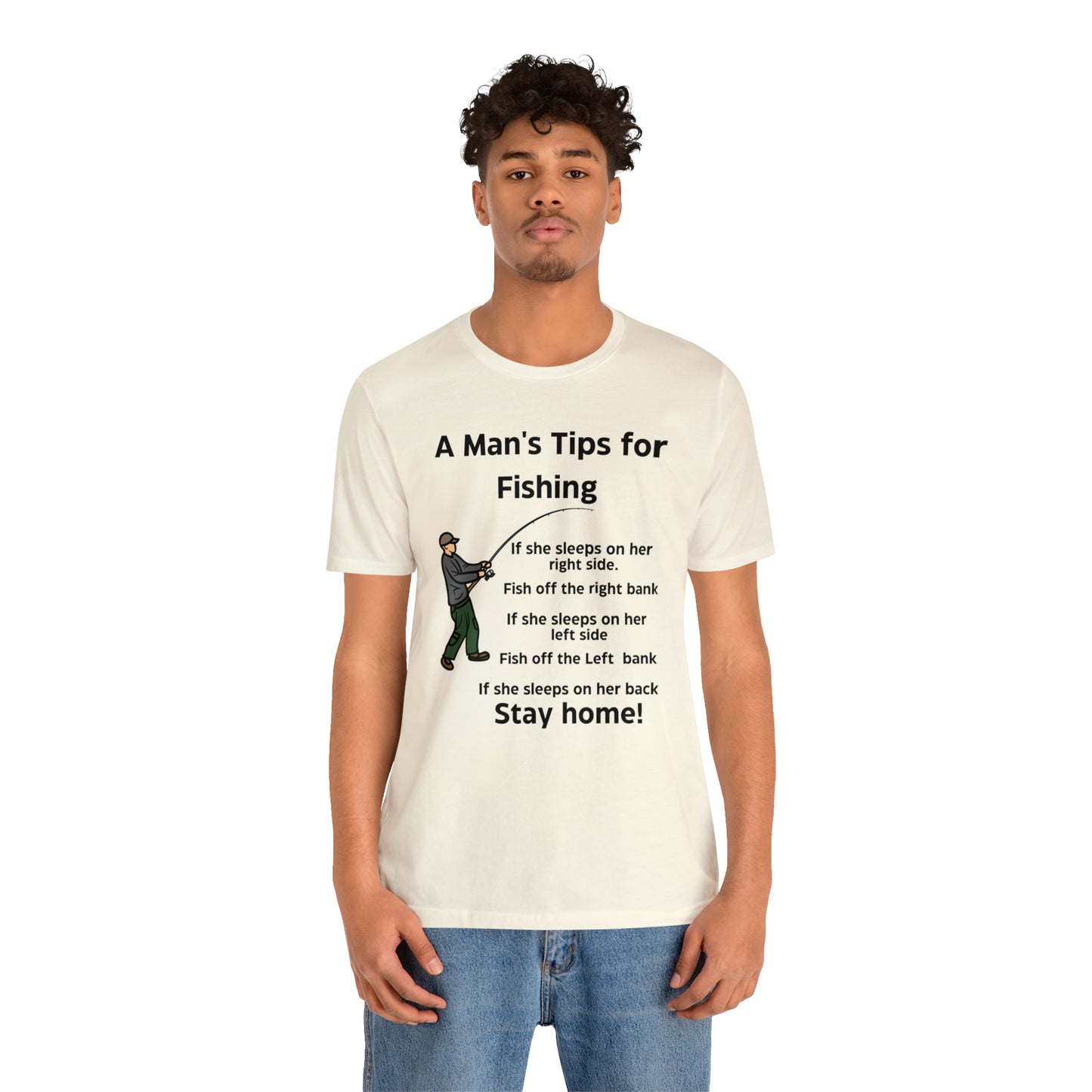 Fishing Tips Unisex Jersey Short Sleeve Tee