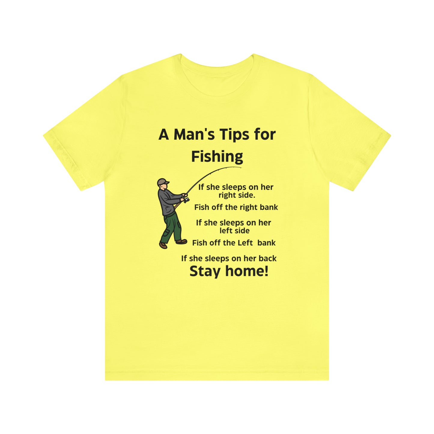 Fishing Tips Unisex Jersey Short Sleeve Tee