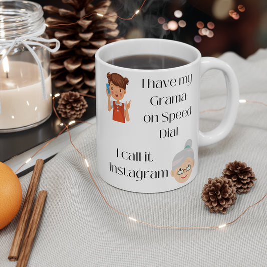 Granddaughter Instagram Coffee Mug