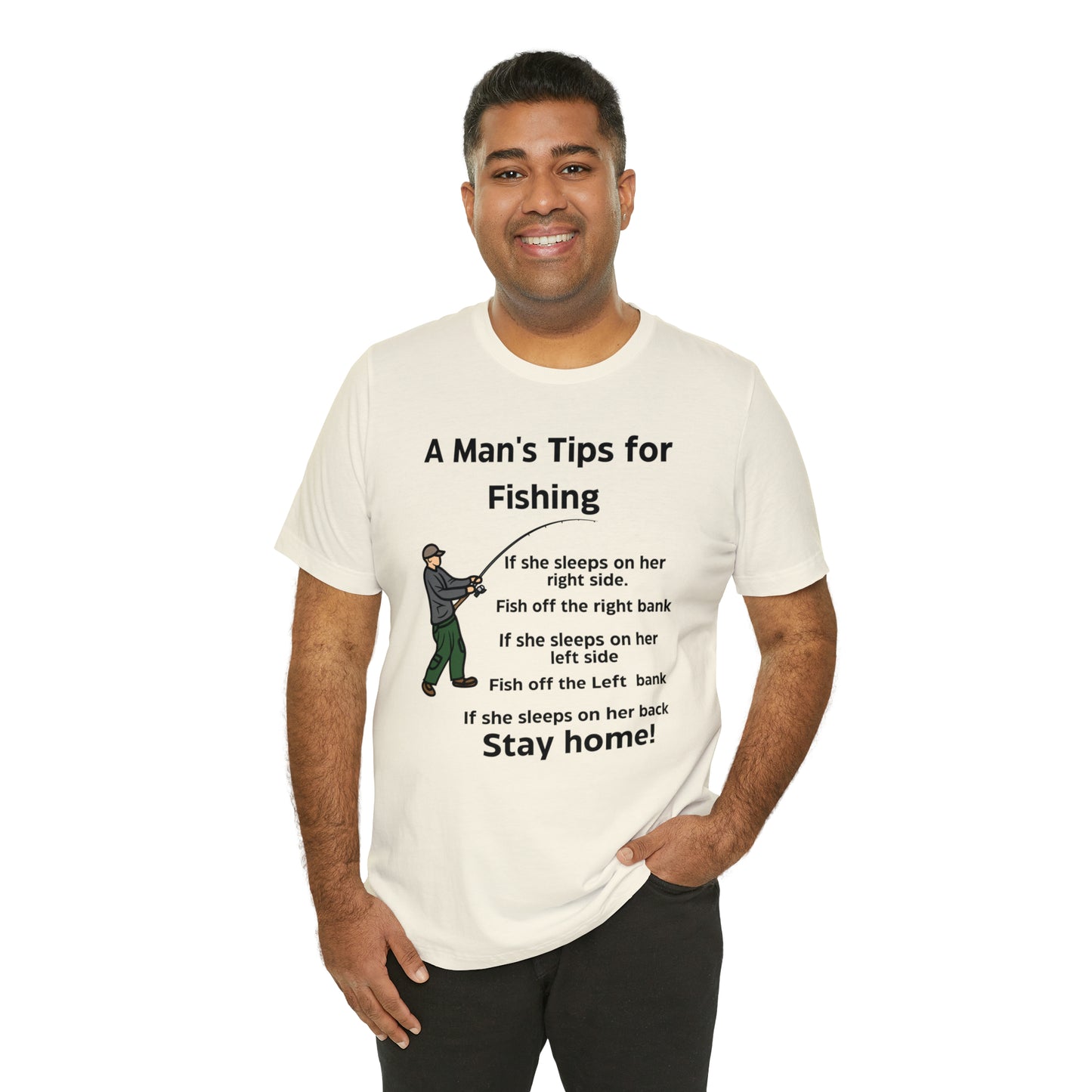 Fishing Tips Unisex Jersey Short Sleeve Tee