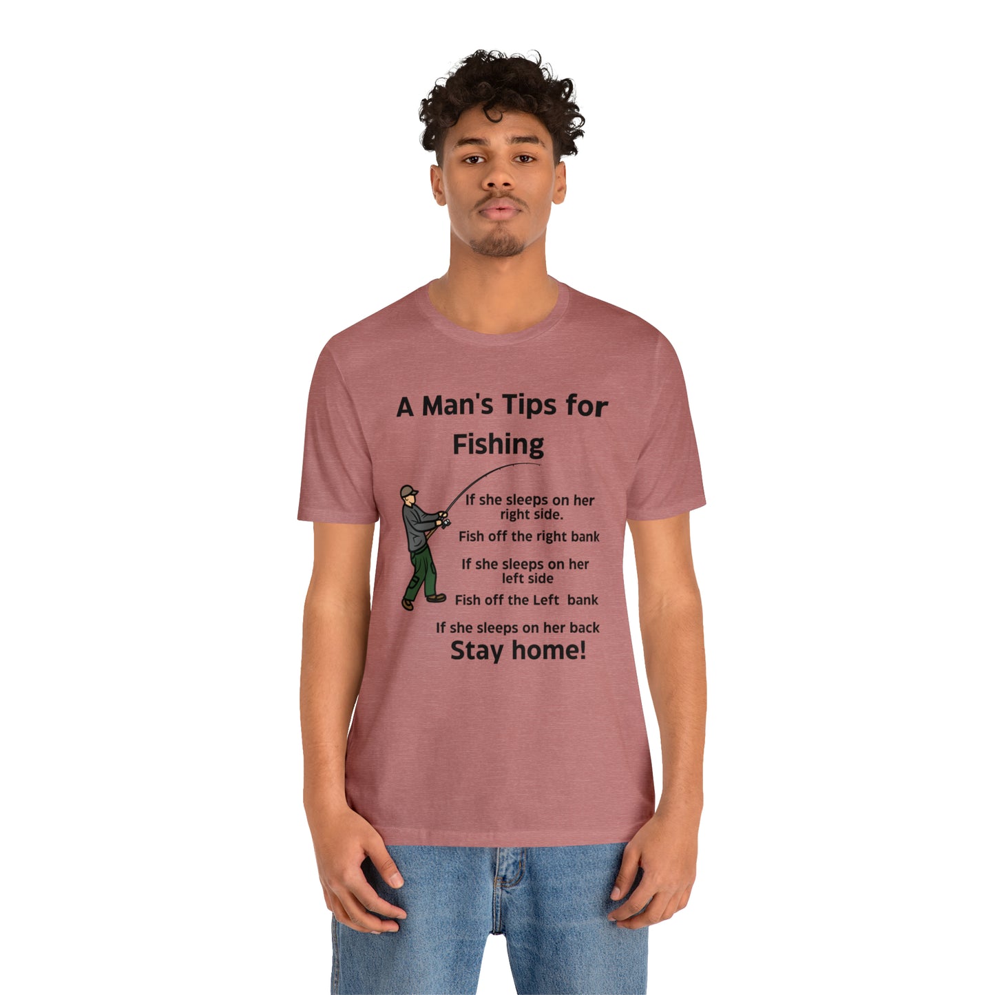 Fishing Tips Unisex Jersey Short Sleeve Tee