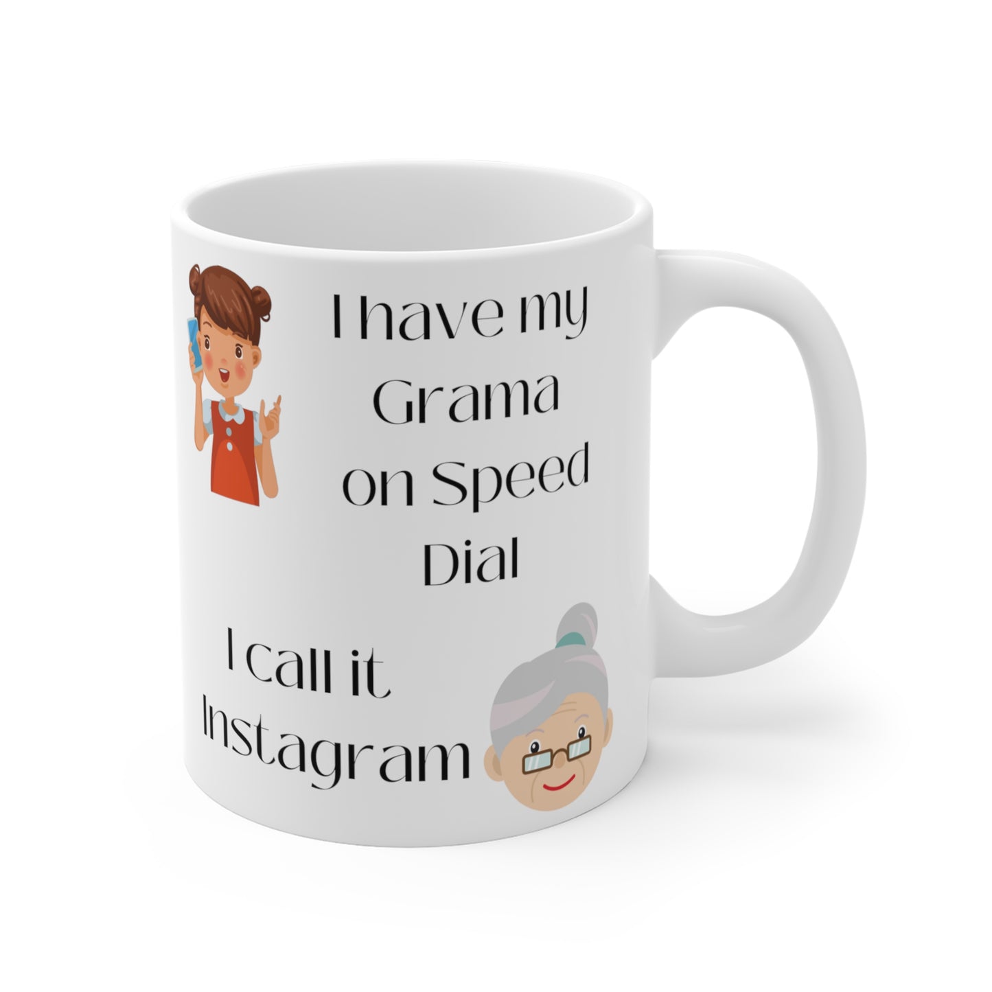 Granddaughter Instagram Coffee Mug