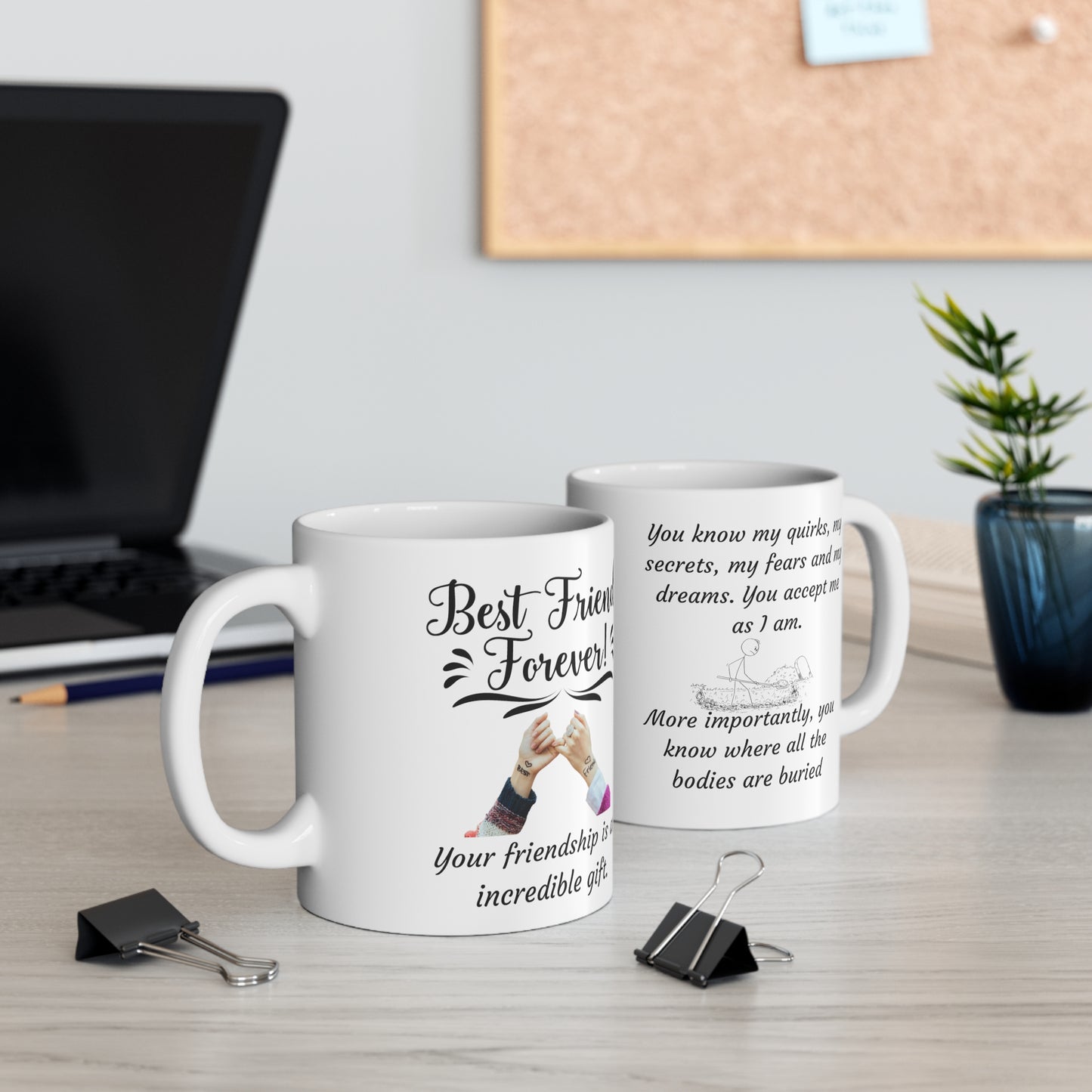 Best Friends Ceramic Mug 11oz