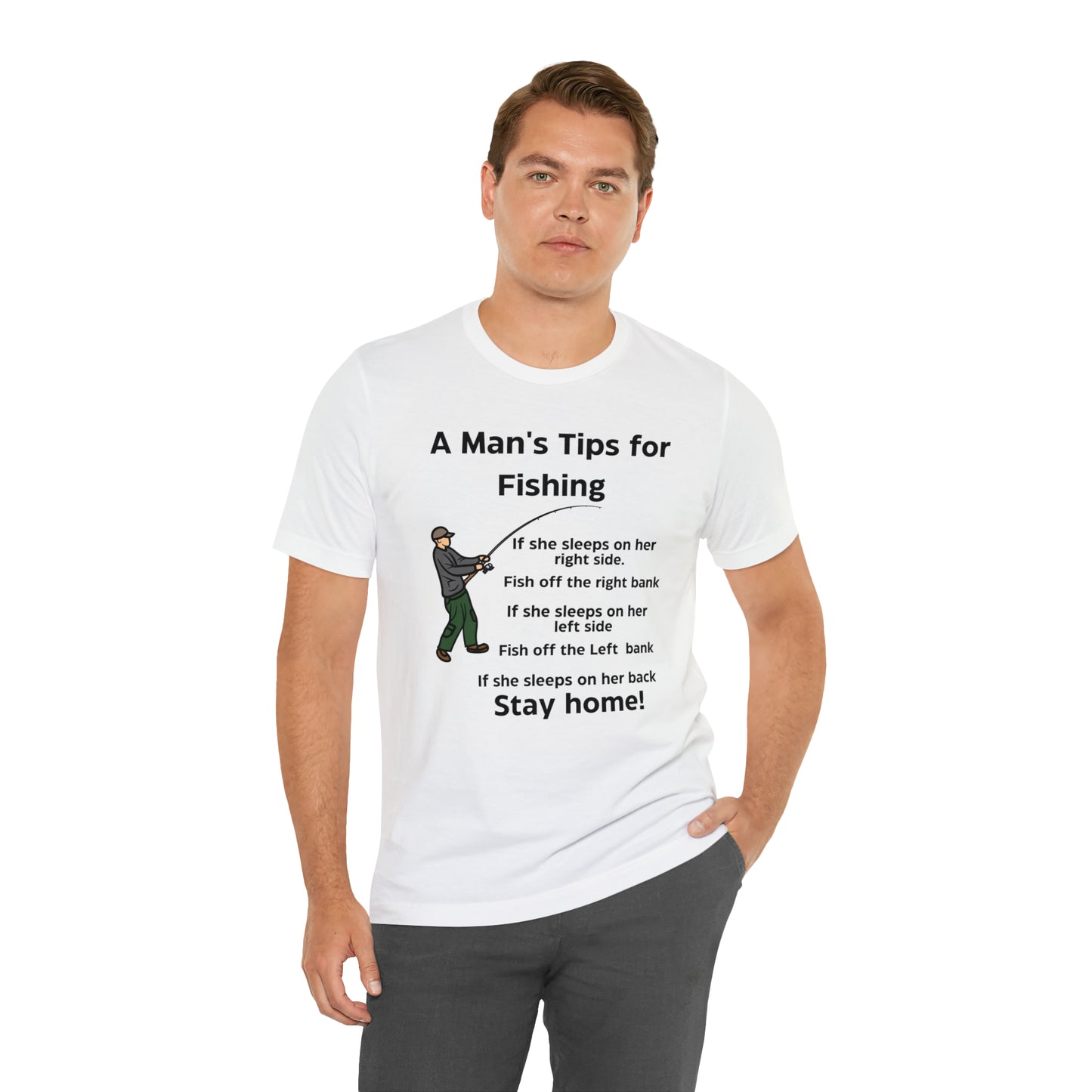 Fishing Tips Unisex Jersey Short Sleeve Tee