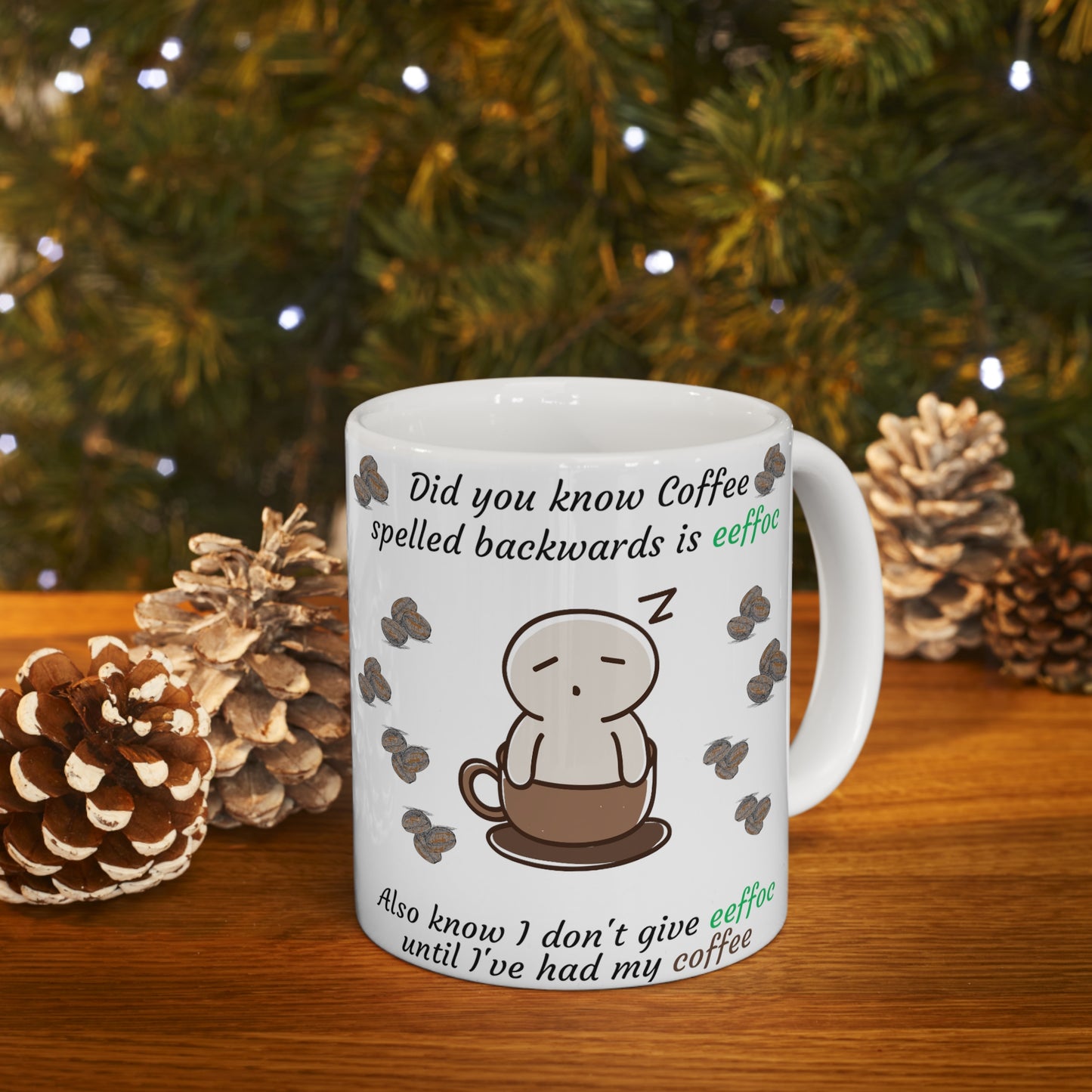 Coffee Spelled Backwards Eeffoc Coffee Mug