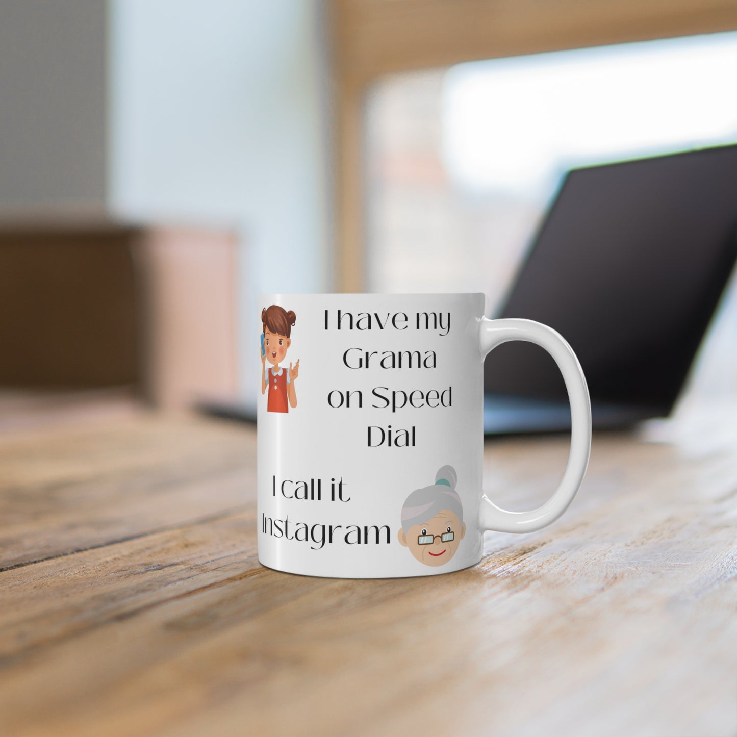 Granddaughter Instagram Coffee Mug